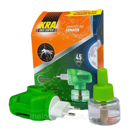 Комплект от комаров KRA DEO фумигатор+жидкость