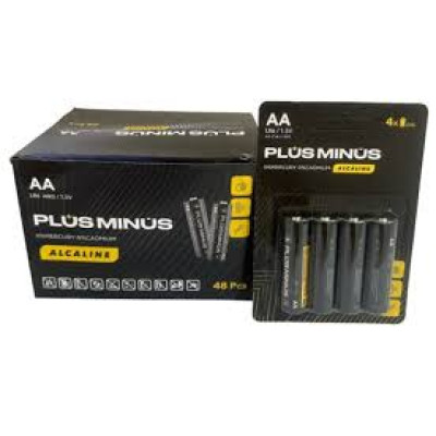 батарейка LR06 Plus minus уп.48