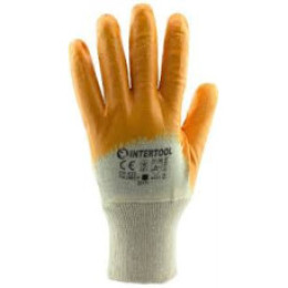 Рукавички нітрил intertool №10