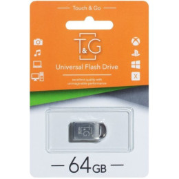 Накопичувач USB 64GB T&G металева серія 106