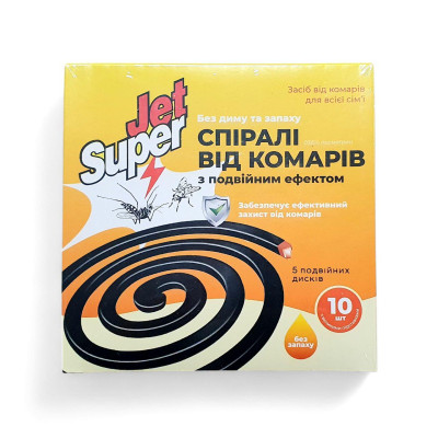 Спирали от комаров Jet Super 10 шт