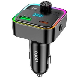 FM-трансмітер Hoco E81 Fantasy PD30W+QC3.0 18W Total 30W (Чорний)