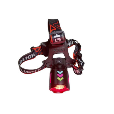 Ліхтарик налобний з 4 кольорами свічення Bailong BL-8096-4