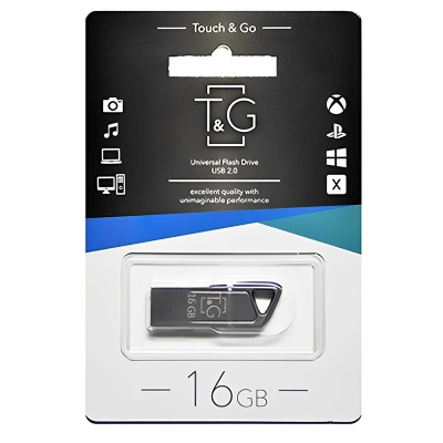 Накопичувач 3.0 USB 16GB T&G металева серія 114