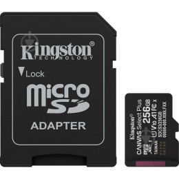 Карта пам'яті microSDXC (UHS-3) 256GB class 10 T&G (з адаптером)