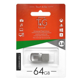 Накопичувач USB 64GB T&G Type C металева серія 104