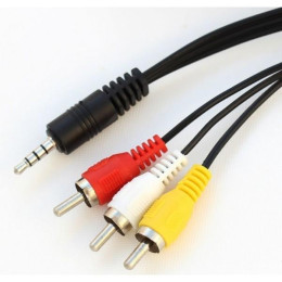 Кабель 3.5 jack-3RCA 1.5м