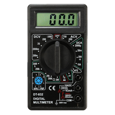 багатофункціональний цифровий мультиметр з дисплеєм 832