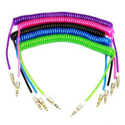 Кабель AUX 3.5 пружина