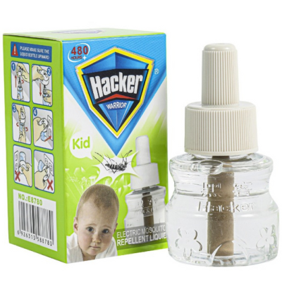 ЖИДКОСТЬ №Е8780 ДЛЯ ФУМИГАТОРА ОТ КОМАРОВ HACKER 40МЛ 480 ЧАСОВ