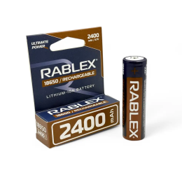 аккумулятор RABLEX Li-ION 18650 2400mAh 3.7V (1шт/40шт/400шт)