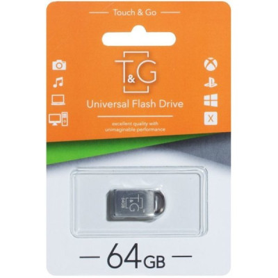 Накопичувач USB 64GB T&G металева серія 106