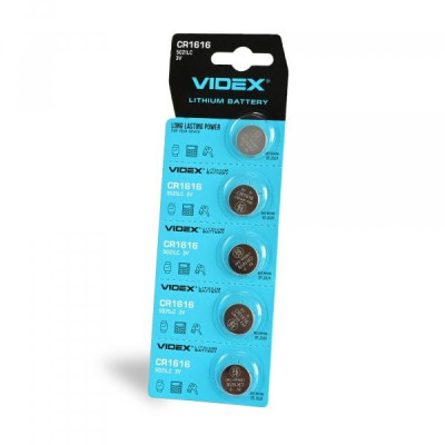 Батарейка літієва Videx CR1616 3V