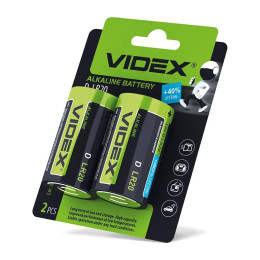 батарейка VIDEX LR20 зелена