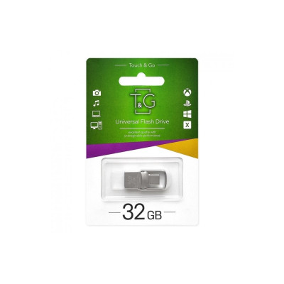 Накопичувач USB 32GB T&G Type C металева серія 104