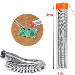 Припій у колбі з каніфоллю 9,2 грам, Ø 1 мм 15 гр