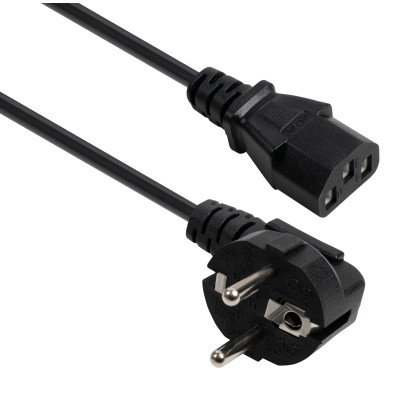 кабель живлення ACS від мережі для пк, моніторів та ноутбуків