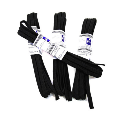 Гумка д/білизни чорна 0,7*23см