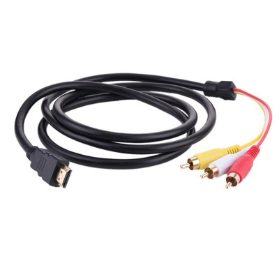 Кабель HDMI-3RCA 1.5м з феритом