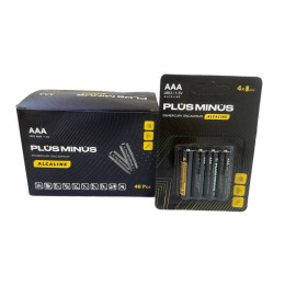 батарейка LR03 Plus minus уп.48