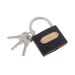 ЗАМОК 50ММ НАВЕС. СІРИЙ