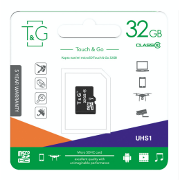 Карта пам'яті microSDHC (UHS-1) 32GB class 10 T&G