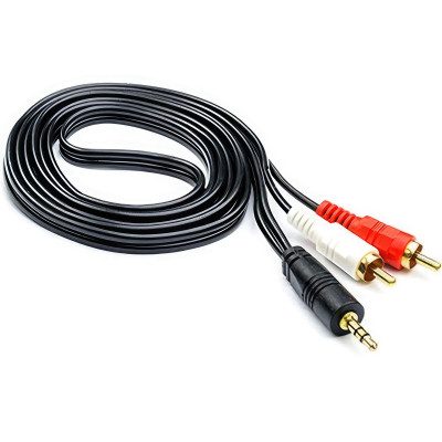 Кабель 3.5 jack-2RCA 3м (пакет)
