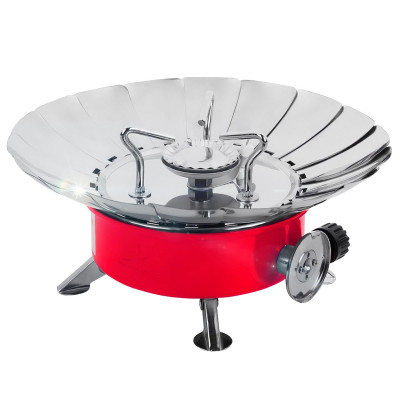 Таганок портативний туристичний під балон с зхистом від вітра KOVAR K-203