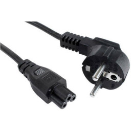 кабель живлення від мережі з розємом 3x0.75mm (міккі маус) 1.5 метра