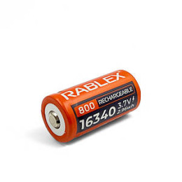 Аккумулятор RABLEX Li-ion 16340 123A PHOTO 3.7V 800mAh Аккумулятор RABLEX Li-ion 16340 123A PHOTO 3.7V 800mAh