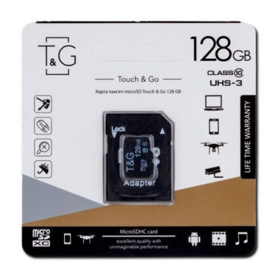 Карта пам'яті microSDXC (UHS-1) 128GB class 10
