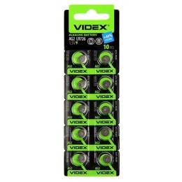 батарейка VIDEX ALKALINE AG2 LR726 1.5V