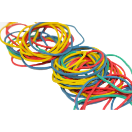 Гумки для грошей Кольорові 50г