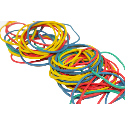 Гумки для грошей Кольорові 50г