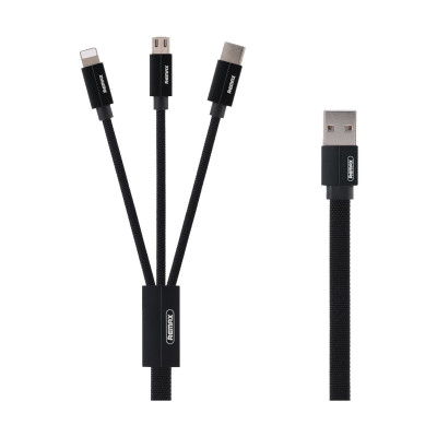 Кабель combo Micro USB + Lightning + Type-C Remax Kerolla RC-094th