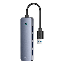 HUB адаптер Baseus UltraJoy Series 4-Port HUB Lite |USB-A to USB3.0*4, 5Gbps,15cm|