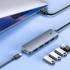 HUB адаптер Baseus UltraJoy Series 4-Port HUB Lite |USB-A to USB3.0*4, 5Gbps,15cm|