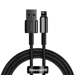 Кабель BASEUS Lightning Tungsten Gold Fast Charging |1.2m, 2.4A| (CALWJ-01)