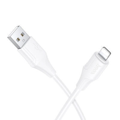 Кабель HOCO Lightning Bien silicone charging data cable X124 |1m, 2.4A|