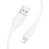 Кабель HOCO Lightning Bien silicone charging data cable X124 |1m, 2.4A|