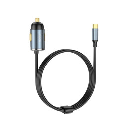 Адаптер автомобільний Hoco Type-C Cable Car charger NZ7 |1USB, 20W/3A, PD/QC|