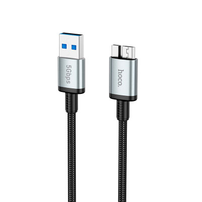 Кабель HOCO USB to Micro USB 3.0 excellent speed cable US10 |0.5m, 5Gbps|