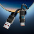 Кабель Hoco Type-C Line charging data cable with display U137 |1.2m, 5A/66W|