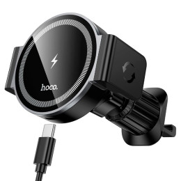 Утримувач HOCO Power electric magnetic wireless fast charging car holder (air outlet) HW35 |15W|