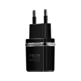 Адаптер мережевий Hoco C12 |2USB, 2.4А|