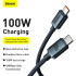 Кабель Baseus Type-C to Type-C Crystal Shine Series Fast Charging Data Cable |1.2m, 100W|
