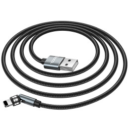Кабель Hoco Магнітний Lightning Universal 360° Rotating magnetic charging cable U94 |1.2m, 2.4A|