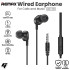 Навушники REMAX with Mic Wired Earphone RW-105 HD Mic