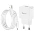 Адаптер мережевий HOCO Lightning Cable Leisure single port charger C106A |1USB, 10.5W/2.1A|