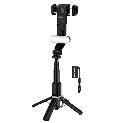 Монопод-трипод HOCO Single-axis camera stabilizer selfie stick DYY06 |BT5.2, 182-1040mm, 4.7/7.2"|